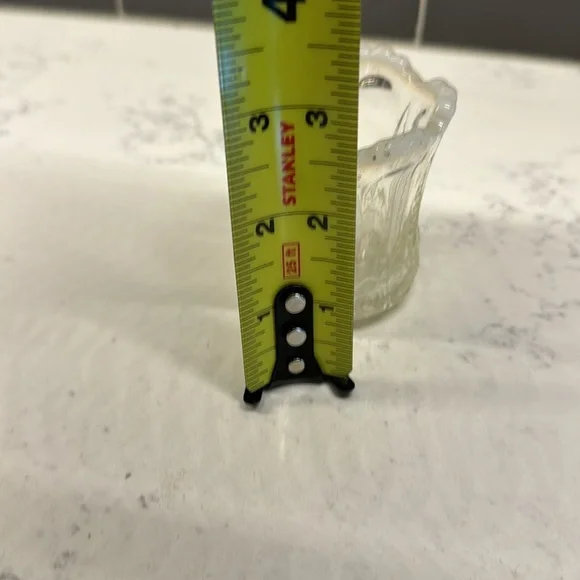 Victorian Toothpick Iris & Meander Clear Opalescent Glass Jefferson Glas… - Picture 3 of 8